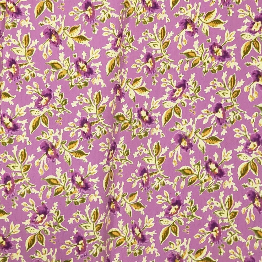 April Cornell  Purple Floral Skirt  Size Small  Cottagecore Grandmacore Feminine - Picture 4 of 5